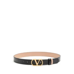 Bælter<Valentino Garavani Spænde Bælte Nero/Rose Sand Sort