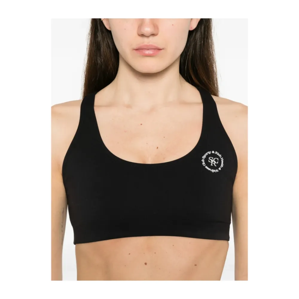 T-Shirts & Toppe<Sporty & Rich Sport BH Sort