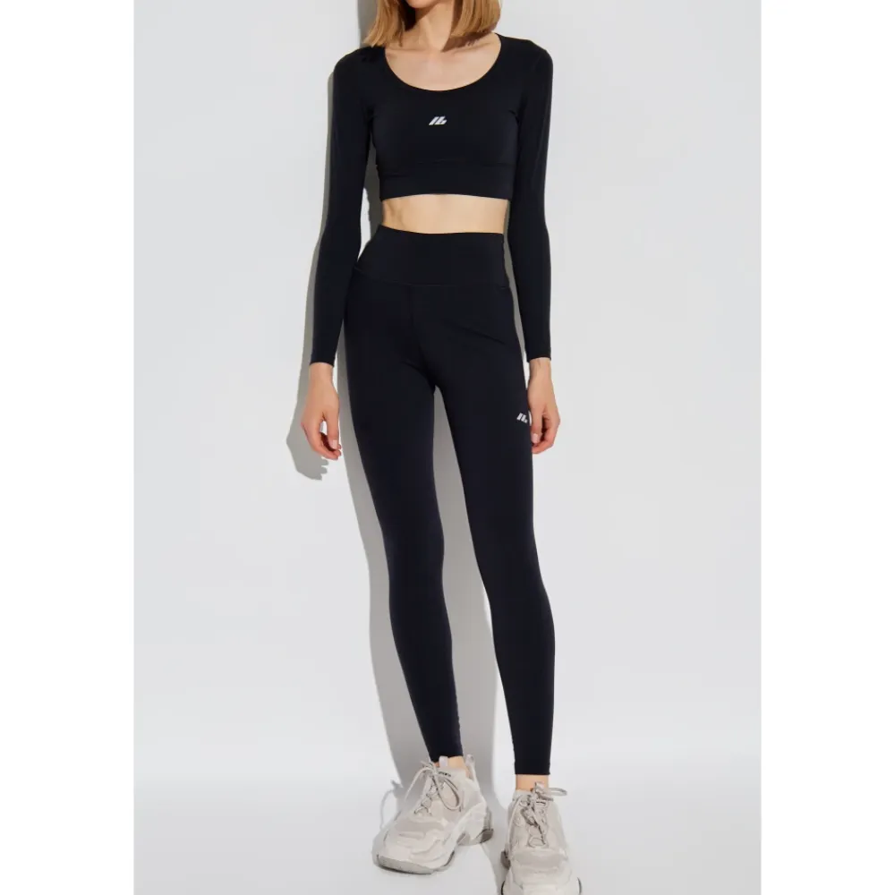 Træningsbukser & Tights^Balenciaga Sport leggings med logo Sort