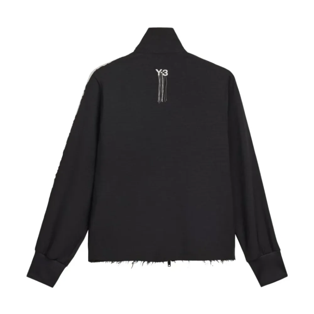 Træningsjakker^Y-3 Sport Uniform Raw Cut 3 Stripes Track Top Sort