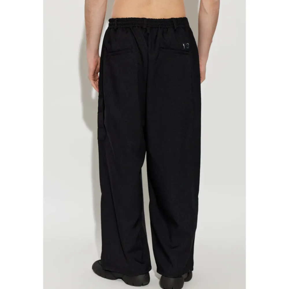 Bukser<Y-3 Sport Uniform Straight Pants Sort