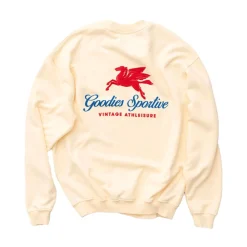 Sweatshirts<Goodies Sportive Sportive Pegasus Crewneck Sweater Beige