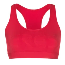 T-Shirts & Toppe<ERES Sports BH med trykt logo Rød