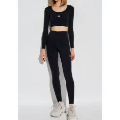 T-Shirts & Toppe|Træningstrøjer<Balenciaga Sports top med logo Sort