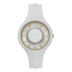 Ure<Versus Versace Sporty White and Gold Watch Hvid