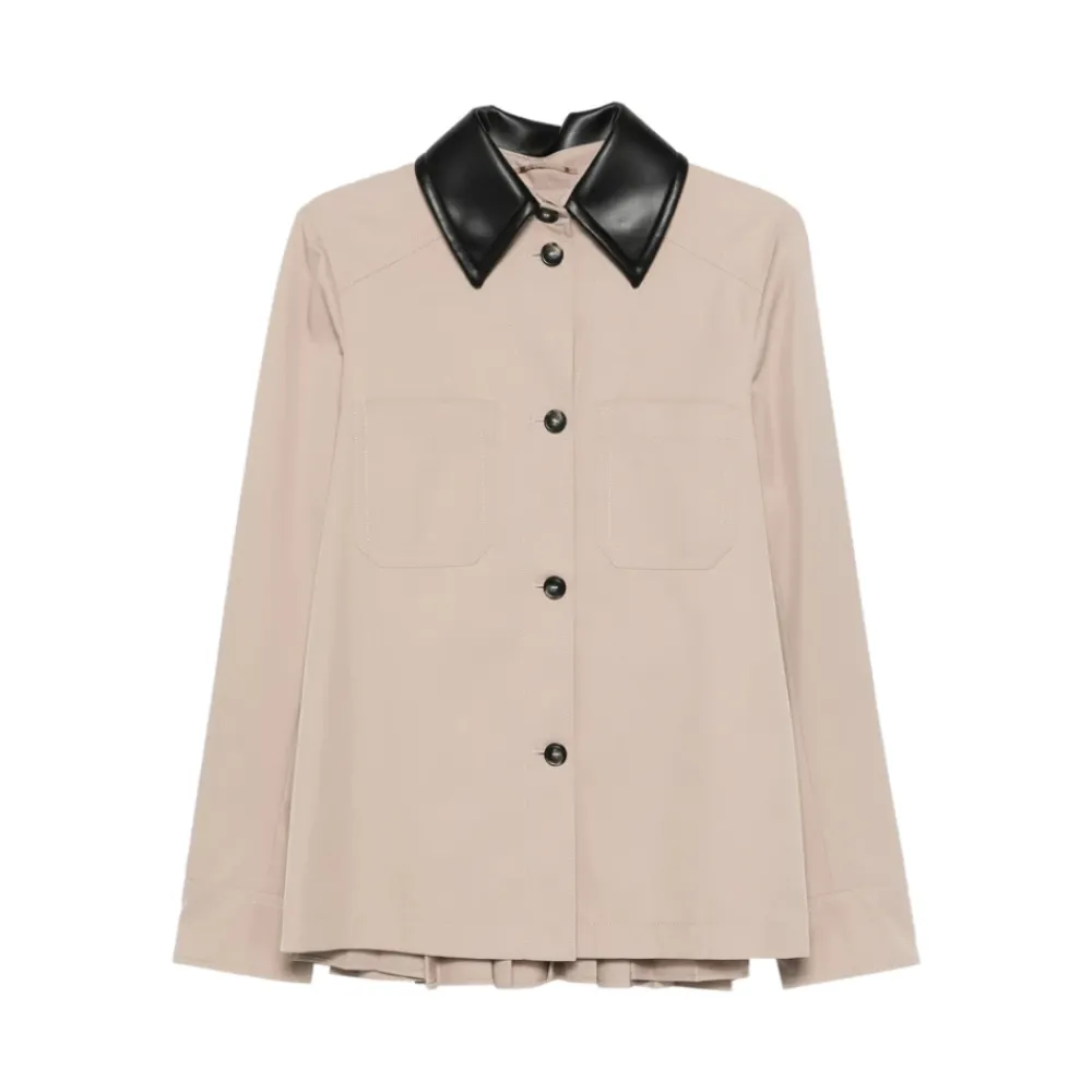 Bluser & Skjorter^Sportmax SPXSUPERBO Overshirt Beige