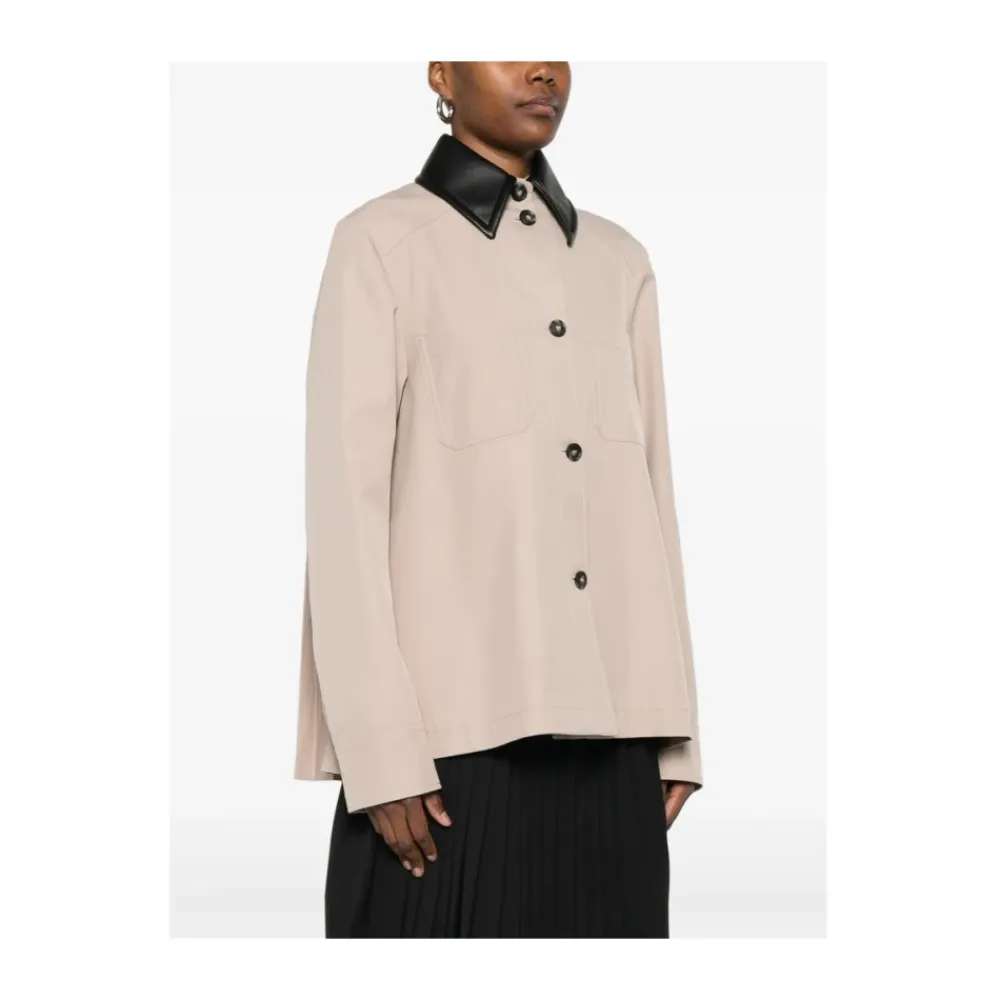 Bluser & Skjorter^Sportmax SPXSUPERBO Overshirt Beige