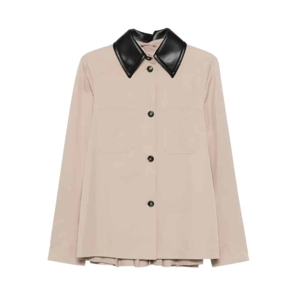 Bluser & Skjorter^Sportmax SPXSUPERBO Overshirt Beige