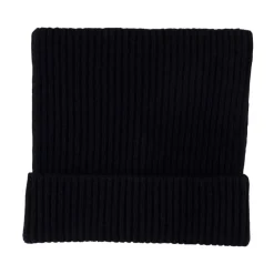 Huer, Kasketter & Hatte|Huer & Kasketter^Acne Studios Square Face Logo Beanie Sort