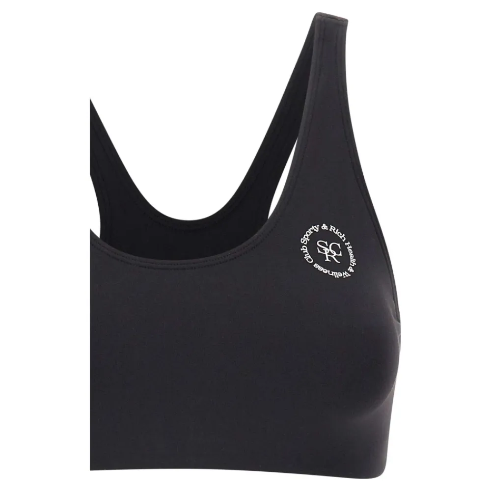 T-Shirts & Toppe<Sporty & Rich SRHWC Sports BH Sort