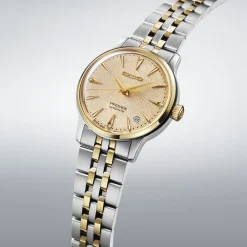 Ure^Seiko SRPL64J1 - Ur PRESAGE Cocktail Automatisk 3 hænder dato Grå