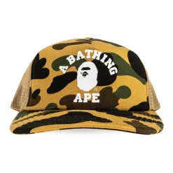 Huer, Kasketter & Hatte^A BATHING APE 1st Camo College Mesh Cap Grøn