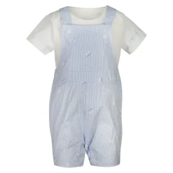 Bodystocking & Sæt^Guess Sæt med 2 Bodysuit og korte overalls Blå