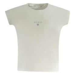 Bodystocking & Sæt^Guess Sæt med 2 Kortærmet T-shirt og Stribet Kort Nederdel Hvid