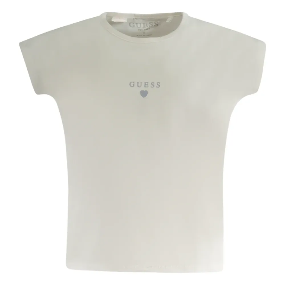 Bodystocking & Sæt^Guess Sæt med 2 Kortærmet T-shirt og Stribet Kort Nederdel Hvid