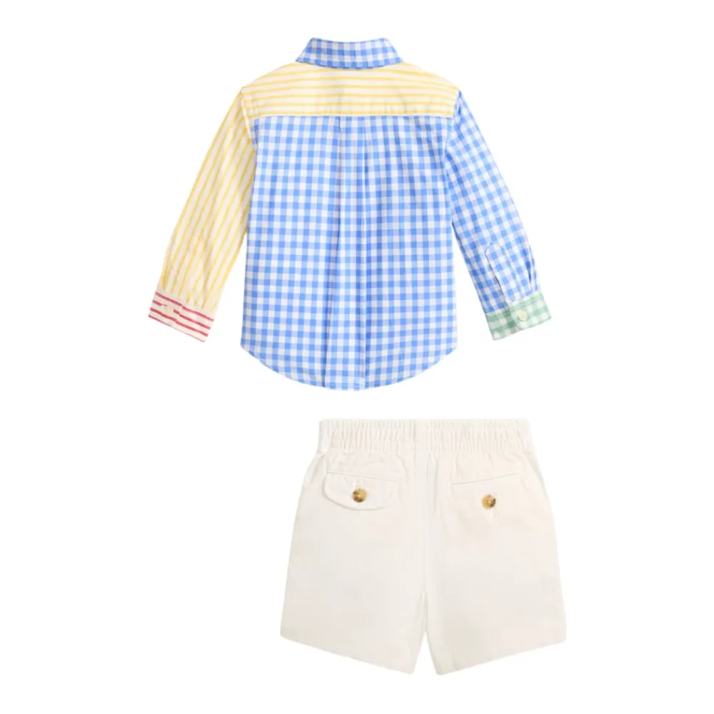 Bodystocking & Sæt^Ralph Lauren Sæt med skjorte og shorts Multifarvet