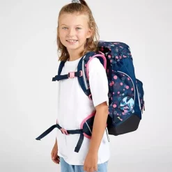 Tasker^Ergobag Sæt skoletaske + notesbogholder + kletties + penalhus Multifarvet