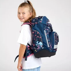 Tasker^Ergobag Sæt skoletaske + notesbogholder + kletties + penalhus Multifarvet