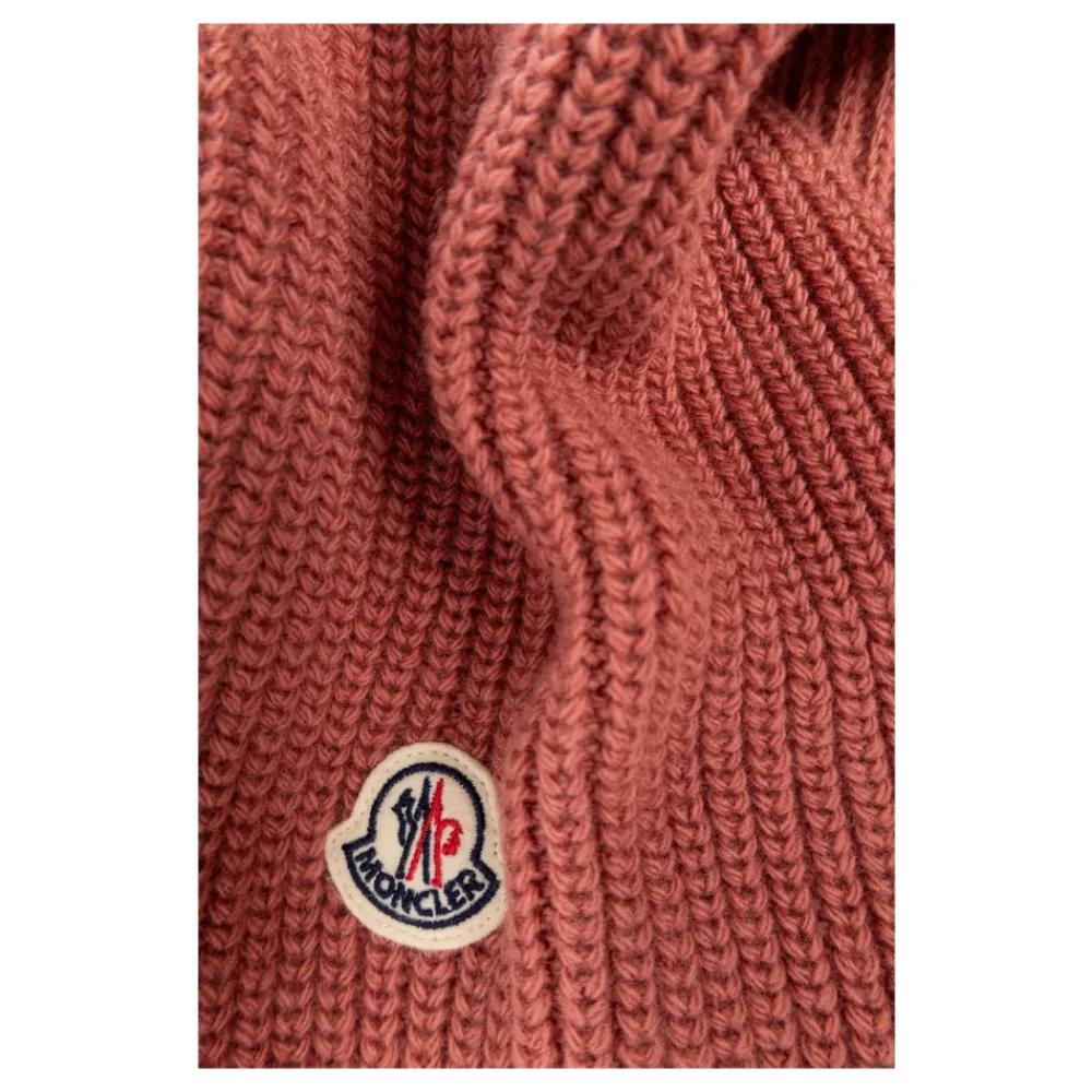 Vanter^Moncler sæt: tørklæde og handsker Pink