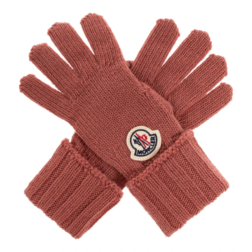 Vanter^Moncler sæt: tørklæde og handsker Pink