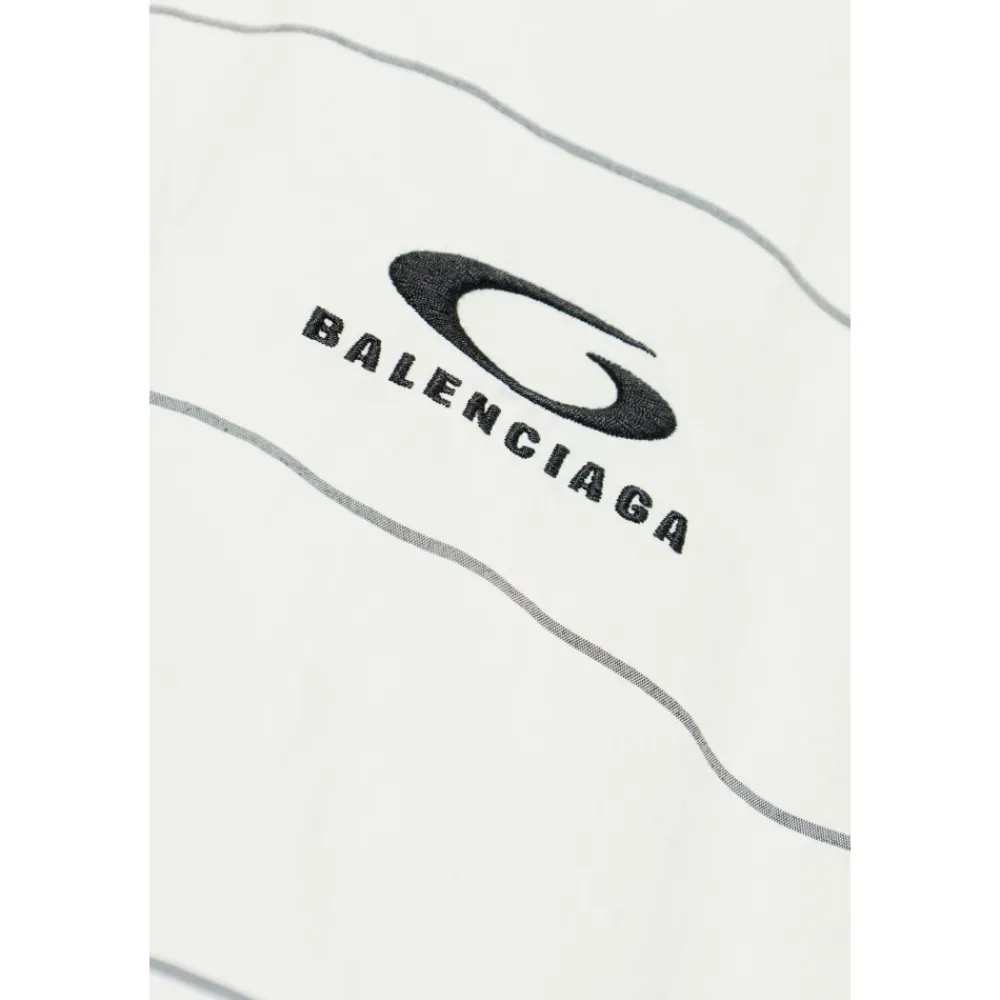 Jakker^Balenciaga Standing Collar Jacket Beige