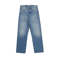 Jeans^Sunflower Sten Vasket Denim Jeans Komfort Fit Blå