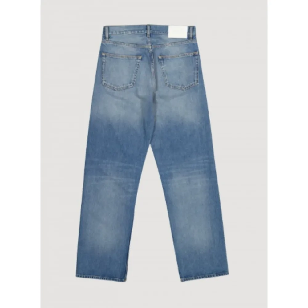 Jeans^Sunflower Sten Vasket Denim Jeans Komfort Fit Blå