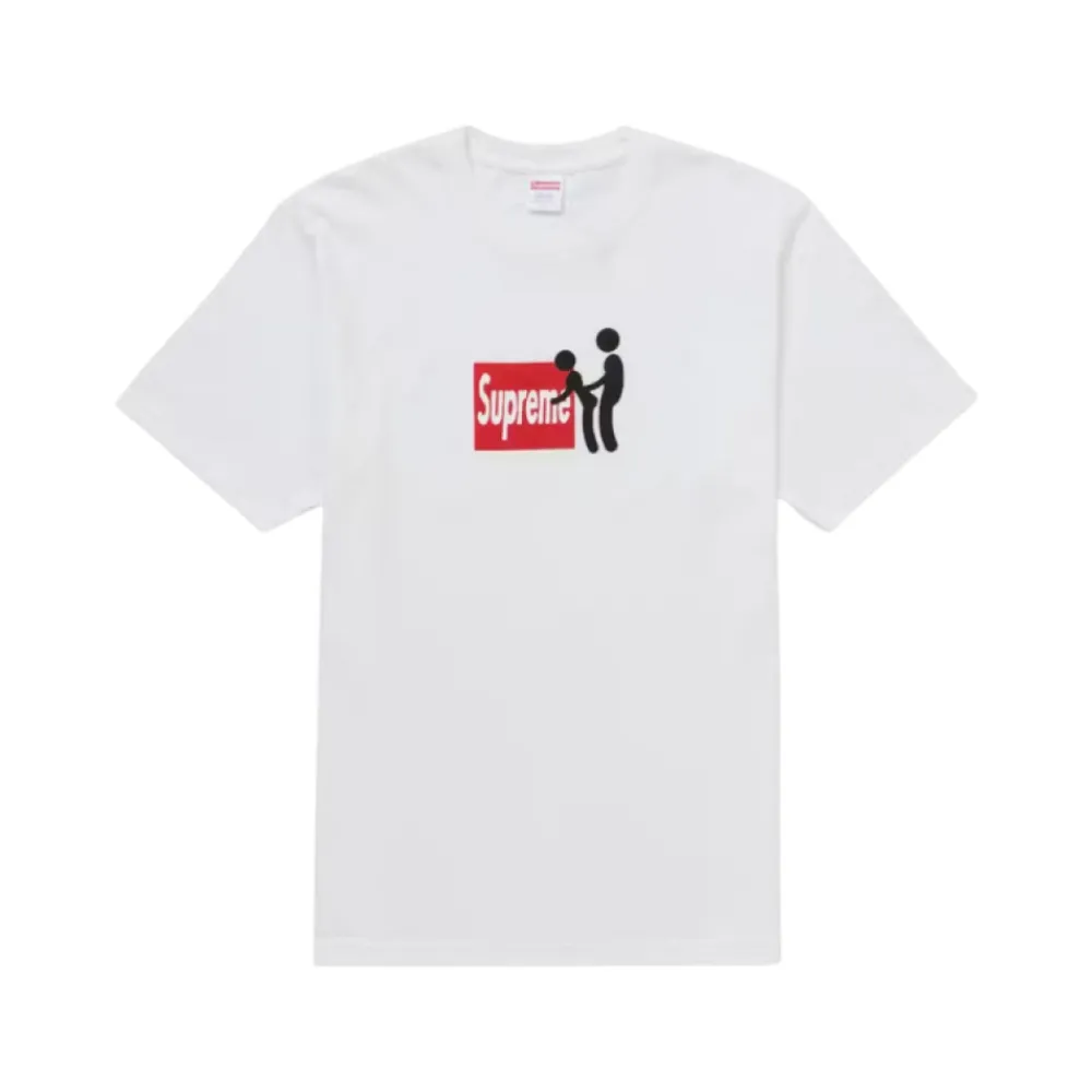 T-Shirts<Supreme Stick Tee Hvid