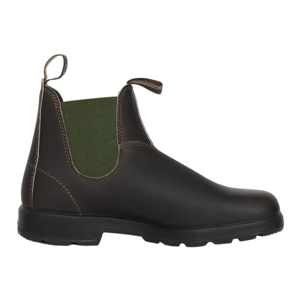 Chelsea Boots^Blundstone Stilede og komfortable brune ankelstøvler Grøn