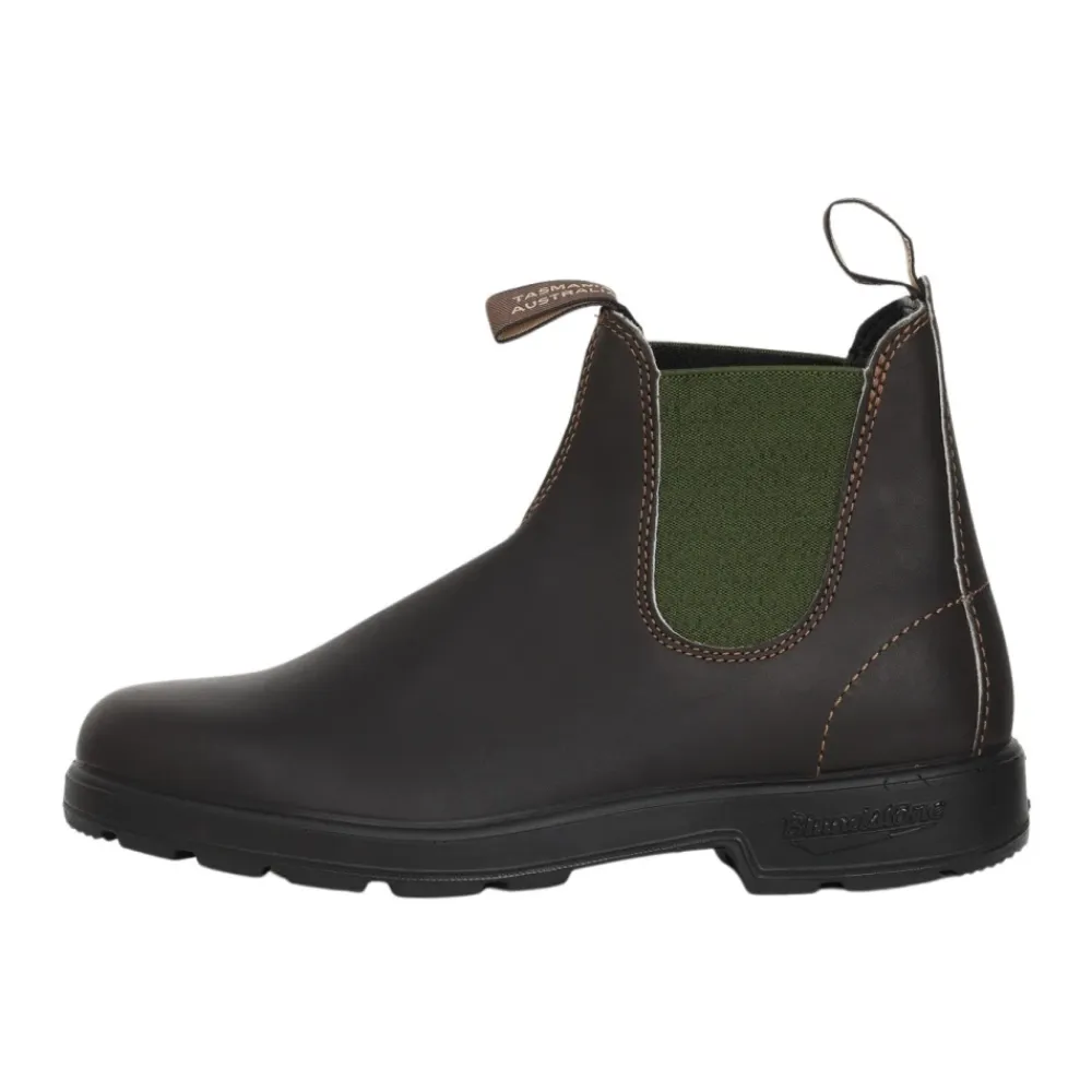 Chelsea Boots^Blundstone Stilede og komfortable brune ankelstøvler Grøn