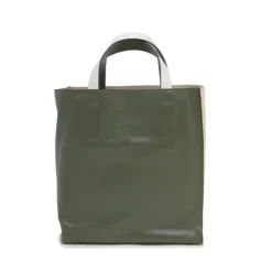 Tasker<Marni Stilfuld Bianco-Verde Skuldertaske Hvid