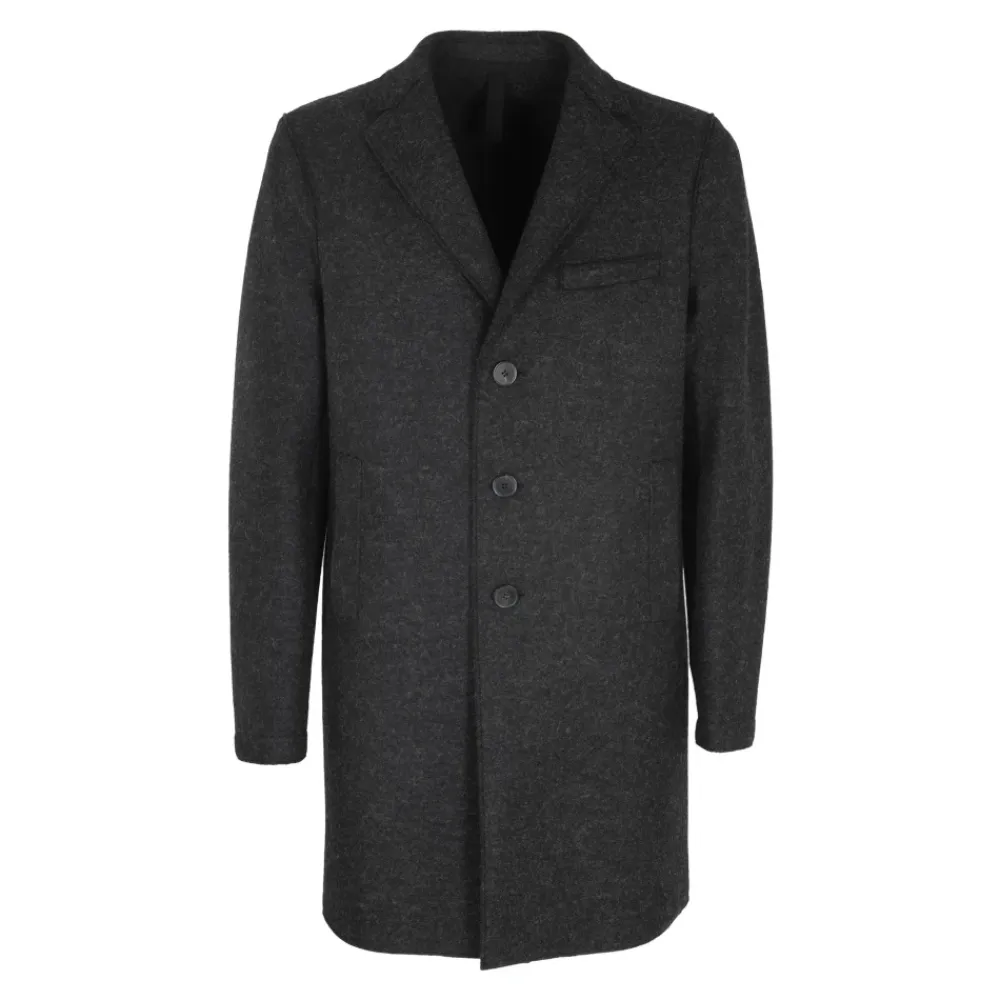 Frakker<Harris Wharf London Stilfuld Boxy Coat Grå
