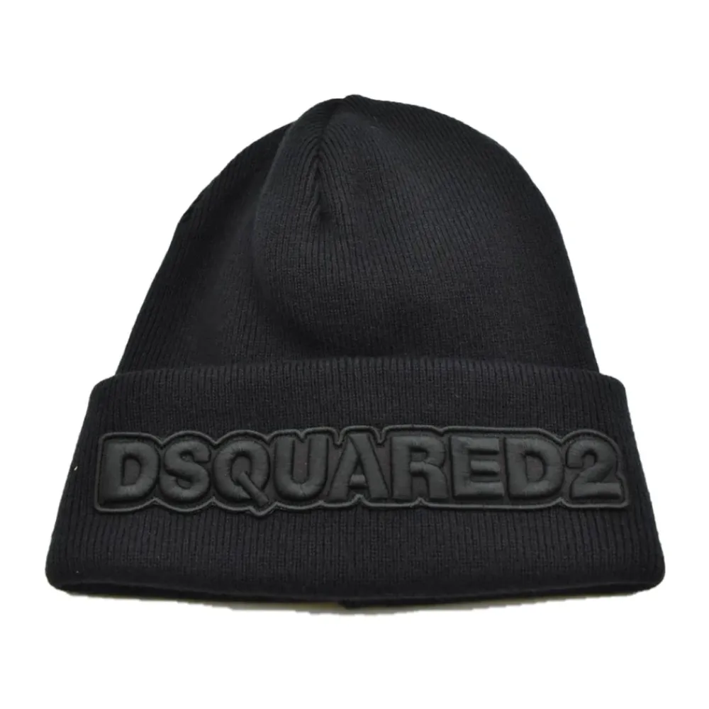 Huer, Kasketter & Hatte<Dsquared2 Stilfuld Hue Sort