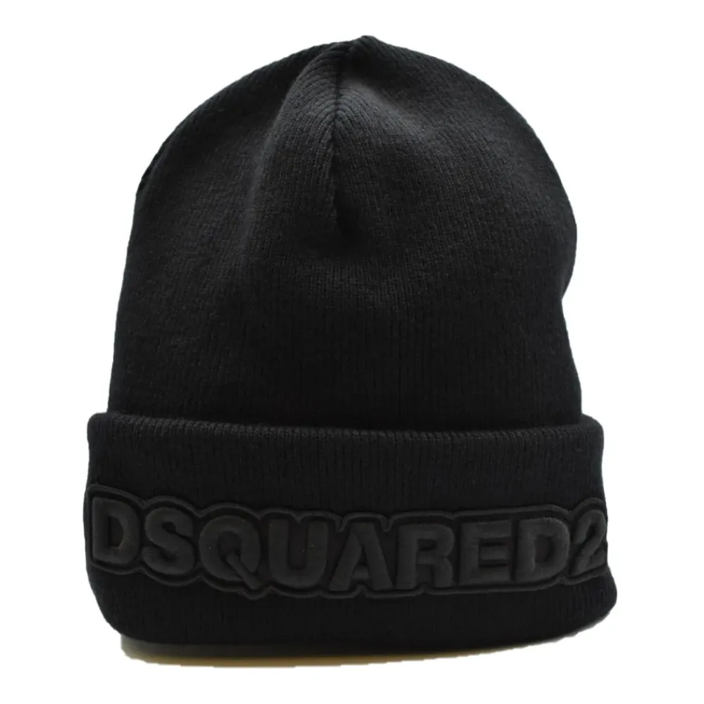 Huer, Kasketter & Hatte<Dsquared2 Stilfuld Hue Sort