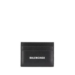 Punge & Kortholder<Balenciaga Stilfuld Kortkontantholder Sort