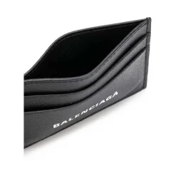 Punge & Kortholder<Balenciaga Stilfuld Kortkontantholder Sort