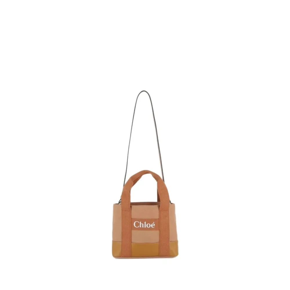Tasker^Chloé Stilfuld kurv taske til hverdagsbrug Beige