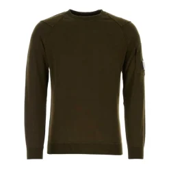 Trøjer|Sweatshirts^C.P. Company Stilfuld MAGLIA Skjorte Grøn