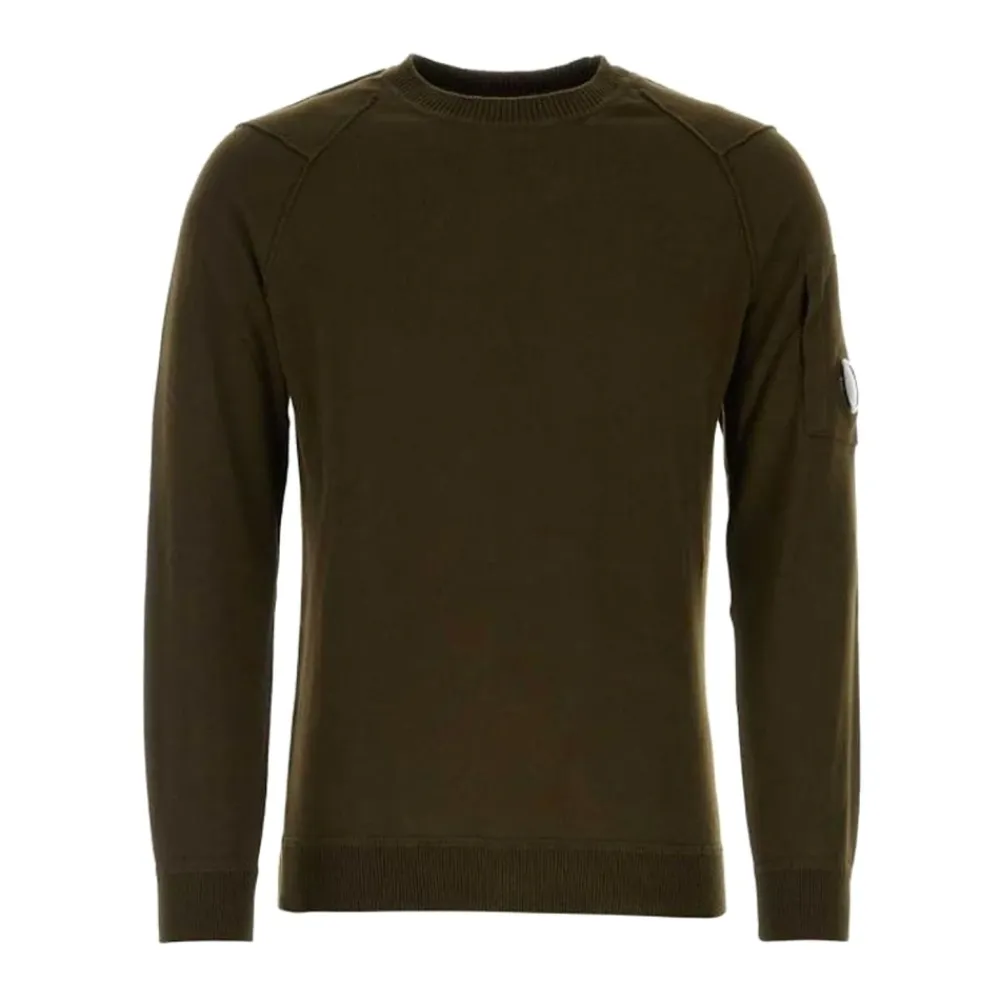 Trøjer|Sweatshirts^C.P. Company Stilfuld MAGLIA Skjorte Grøn