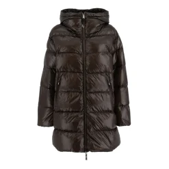 Jakker<Parajumpers Stilfuld Nylonjakke med Dobbelt Lynlås Brun
