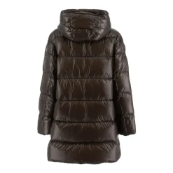 Jakker<Parajumpers Stilfuld Nylonjakke med Dobbelt Lynlås Brun