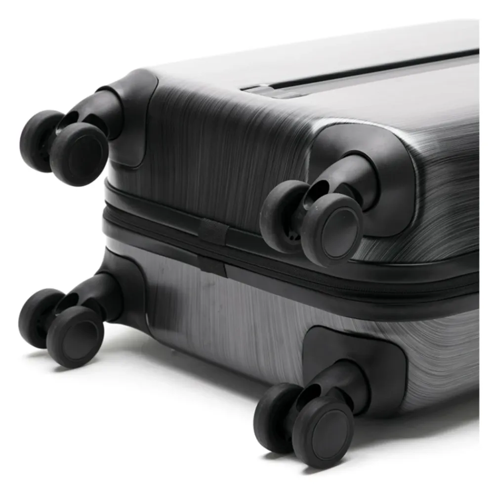 Kufferter<Emporio Armani Stilfuld Rejse Trolley Taske Grå