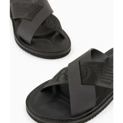 Sandaler<Emporio Armani Stilfuld Sandal til Moderne Look Sort