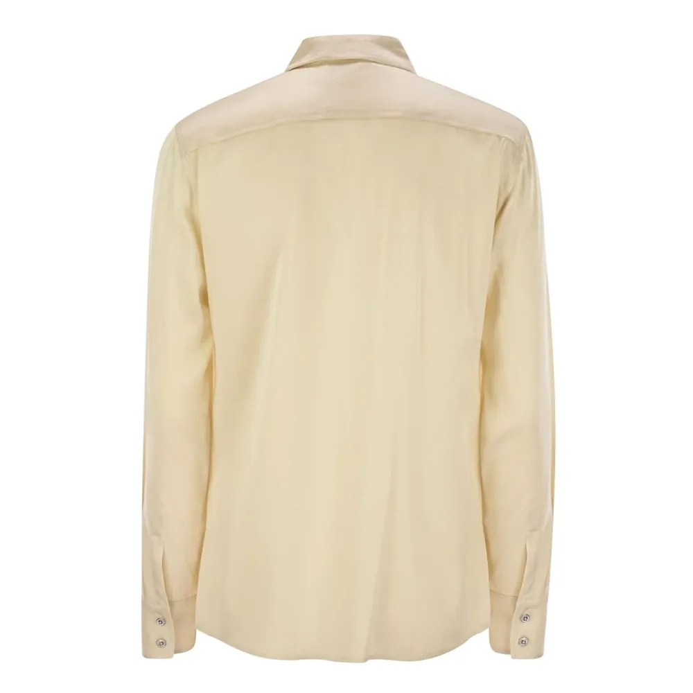 Bluser & Skjorter^Max Mara Studio Stilfuld Skjorte til Kvinder Beige