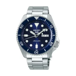 Ure^Seiko Stilfuld Sports Automatisk Ur Blå