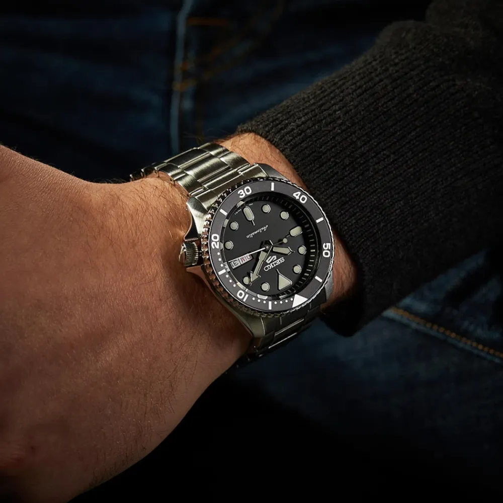 Ure^Seiko Stilfuld Sports Automatisk Ur Grå