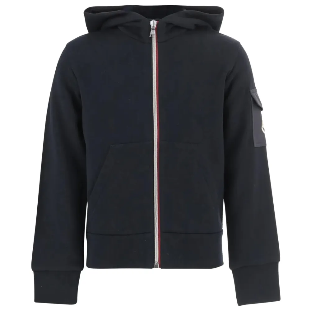 Jakker^Moncler Stilfuld Strik Cardigan til Kvinder Sort