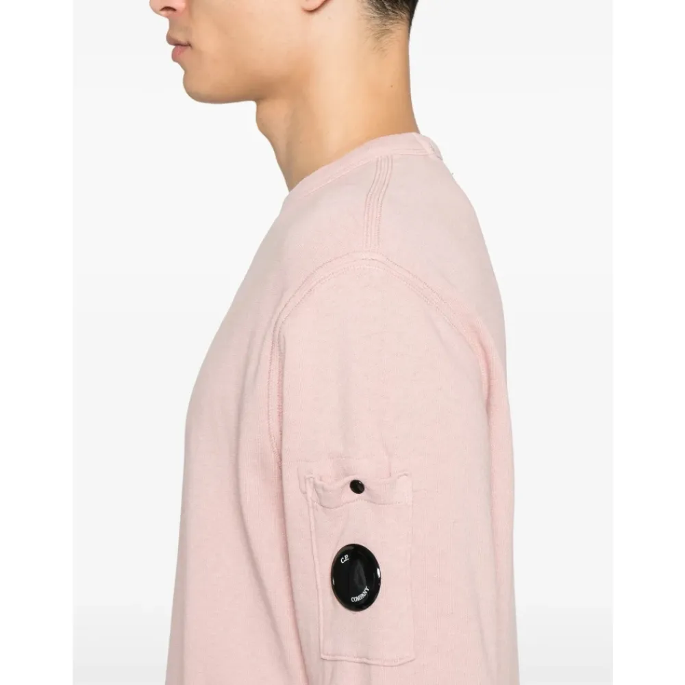 Trøjer|Sweatshirts<C.P. Company Stilfuld Sweatshirts Kollektion Pink