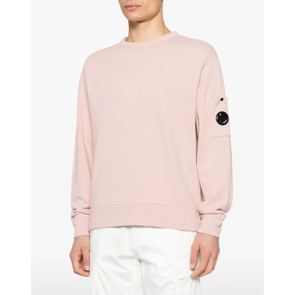 Trøjer|Sweatshirts<C.P. Company Stilfuld Sweatshirts Kollektion Pink