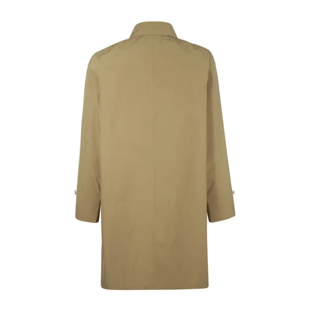 Frakker<Mackintosh Stilfuld Trench Coat med Logo Knapper Beige